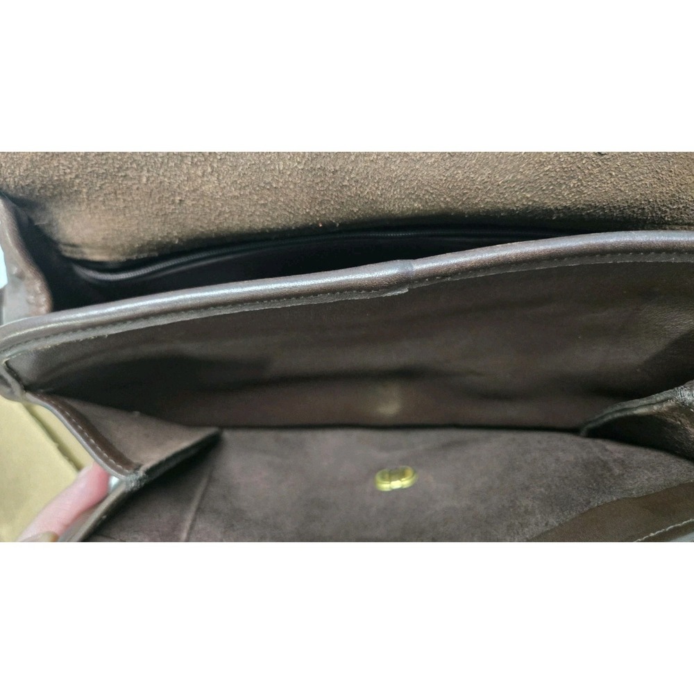 Coach Vintage Ridgefield Flap 9812 Crossbody Bag Tan / Brown - Picture 11 of 13